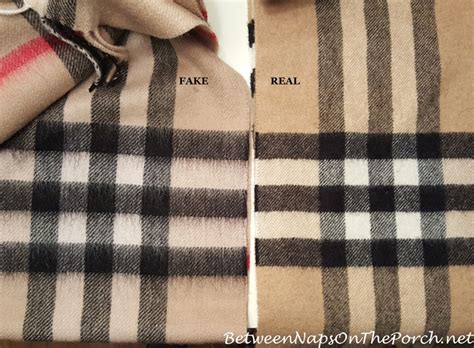 burberry cashmere scarf fake vs real